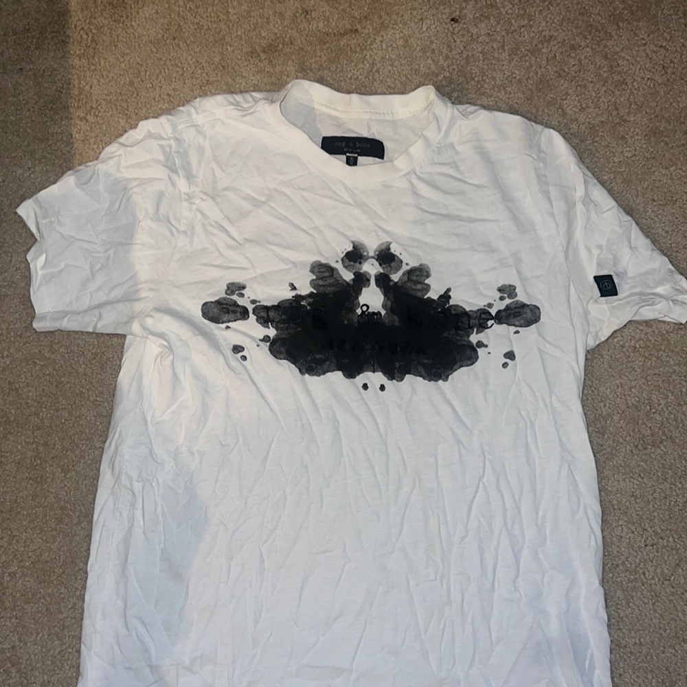Rag and bone men’s white t shirt